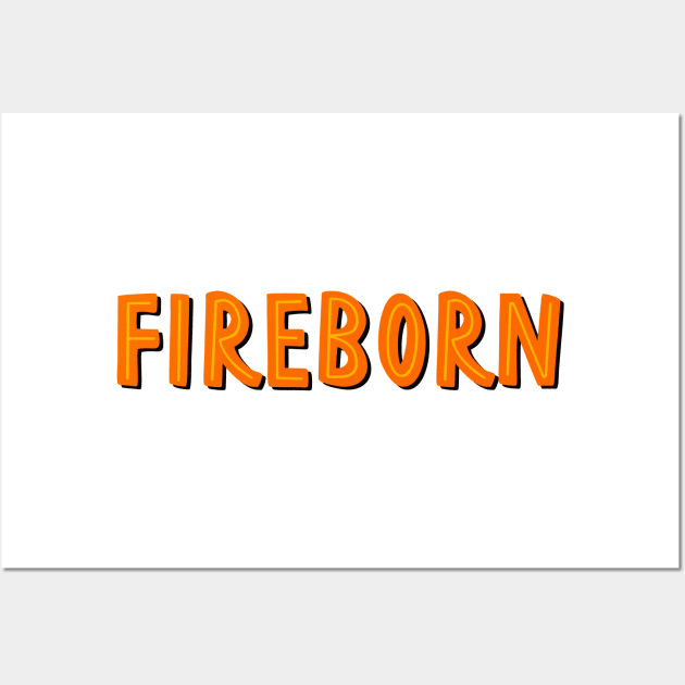 Fireborn - Sapnap Wall Art by cartershart